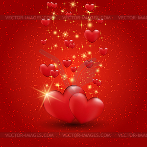 Valentine`s Day background - vector image