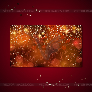 Christmas and New Year card vector template - vector EPS clipart