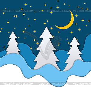 Christmas and New Year vector illustration - vector clipart