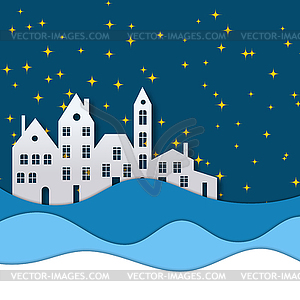 Christmas and New Year vector illustration - vector clip art