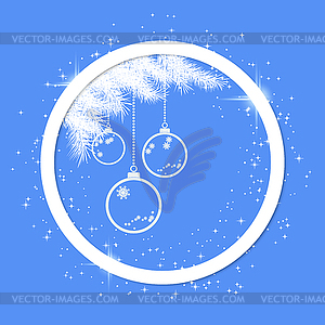 Christmas and New Year luxury vector background - vector clip art