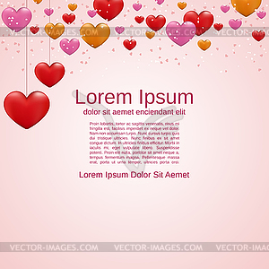 Valentine Day vector illustration - color vector clipart