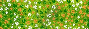 St. Patrick Day vector banner template - vector clipart