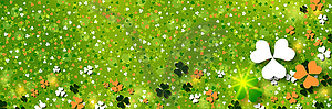 St. Patrick Day vector banner template - vector clipart