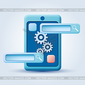 SEO optimization vector concept - vector clip art