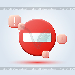 Access denied vector concept - vector clipart