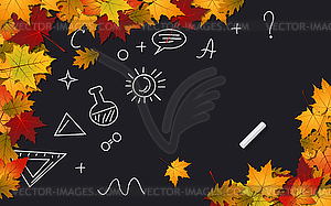 Back to school vector illustration - vector EPS clipart