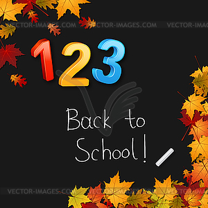 Back to school vector illustration - vector image