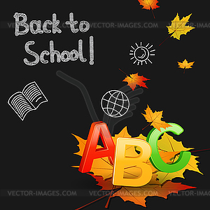 Back to school vector illustration - vector image