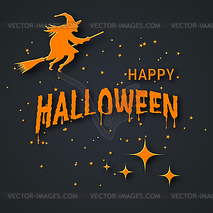 Halloween scary night vector illustration - vector image