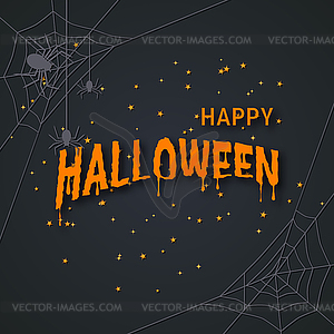 Halloween scary night vector illustration - vector clipart / vector image