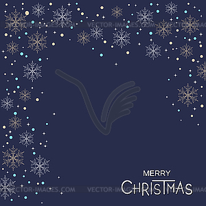 Christmas and New Year vector illustration - vector clip art