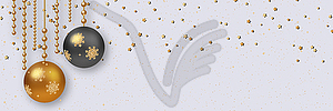 Merry Christmas and Happy New Year vector illustration - vector clip art