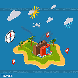 Travel vector illustration - vector clipart