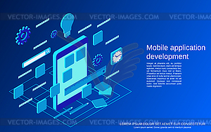 Векторная концепция разработки мобильных приложений - векторная графика