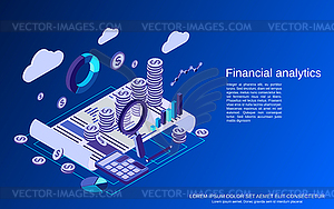 Business analytics vector concept - vector clipart