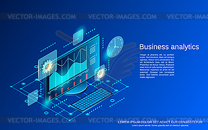 Business analytics vector concept - vector image