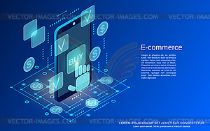 E-commerce vector concept - vector image