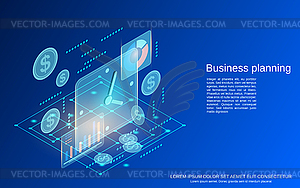 Business planning vector concept - vector clipart