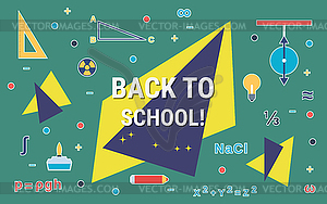 Back to school vector concept - vector image