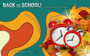 Back to school vector illustration - vector image
