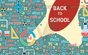 Back to school vector illustration - vector clipart / vector image