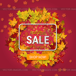 Autumn style vector illustration - vector image