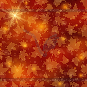 Autumn style elegant vector background - vector clip art