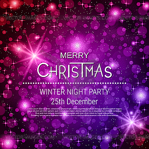 Christmas and New Year luxury vector illustration - vector image