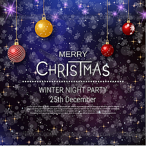 Christmas and New Year luxury vector illustration - vector clipart