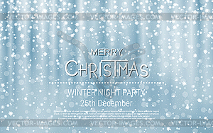Christmas and New Year luxury vector illustration - vector image