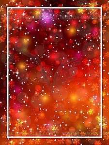 Christmas and New Year winter style vector background - color vector clipart