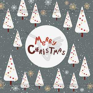 Christmas and New Year cartoon vector illustration - vector clip art