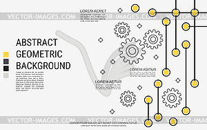 Digital technology vector concept illustration - vector clip art