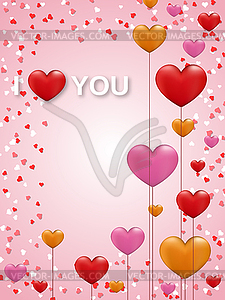 Valentine Day elegant vector illustration - vector clipart