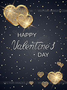 Valentine Day elegant vector illustration - vector image