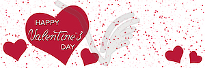 Valentine Day elegant vector illustration - vector clipart