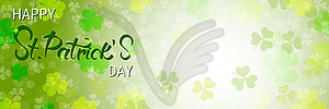St.Patrick Day vector background - vector image