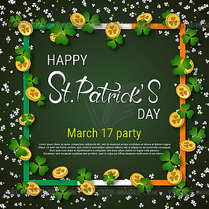 St.Patrick Day vector background - vector clip art