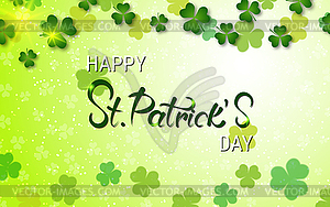 St.Patrick Day vector background - vector clipart