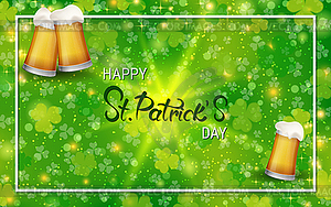 St.Patrick Day elegant vector background - vector image