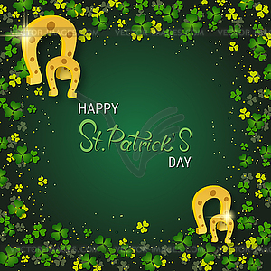 St.Patricks Day elegant vector illustration - vector clipart