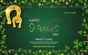 St.Patricks Day vector illustration - vector image