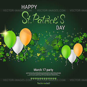 St.Patricks Day vector illustration - vector image