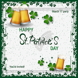 St.Patricks Day vector illustration - vector clip art