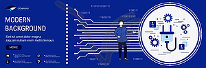 Electric power concept - vector image