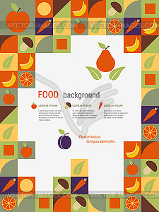 Healthy food theme illustration vector design template - vector clipart / vector image
