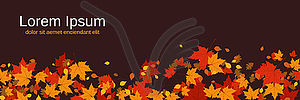 Autumn style elegant vector background - vector clipart