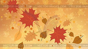 Autumn theme elegant vector background - vector clipart