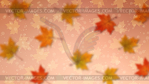 Осенняя тема элегантный векторный фон - векторизованное изображение клипарта